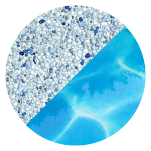 Bondi Blue Glassbead pool interior finish